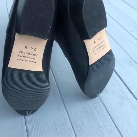 Lord&Taylor black genuine Italian Leather boot 7.5 - Picture 3 of 8